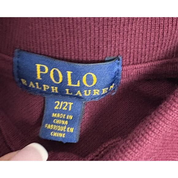 Carhartt 24M Farm Raised Bodysuit & Polo Ralph Lauren 2T Maroon Shirt Bundle - Picture 5 of 7